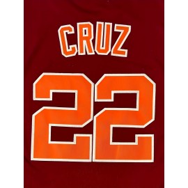 22 Men's Basketball Jersey Sports Training Jersey Red Breathable Comfortable Vest S-3XL