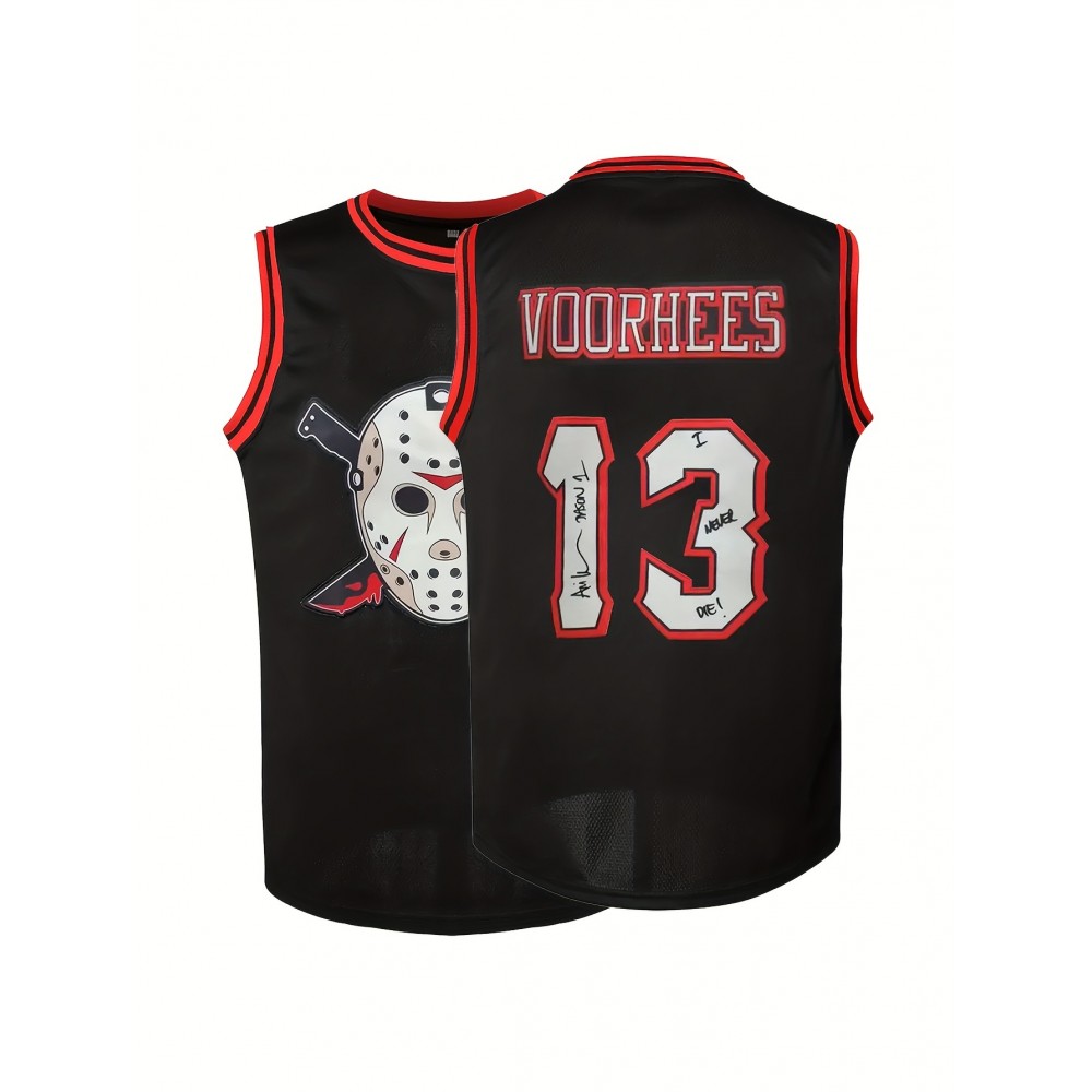 Men's Basketball Jersey 13 Sports Top, Breathable Sports Uniform For Training And Competition Stitched Black S-3XL Men's Basketball Jersey 13 Sports Top, Breathable Sports Uniform For Training And Competition Stitched Black S-3XL