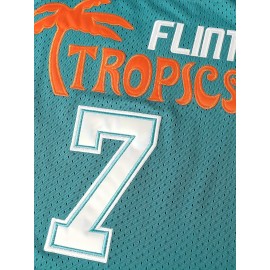 Men'S Sports Shirt 7 Green Basketball Shirt Sewn Sports Vest S-3XL