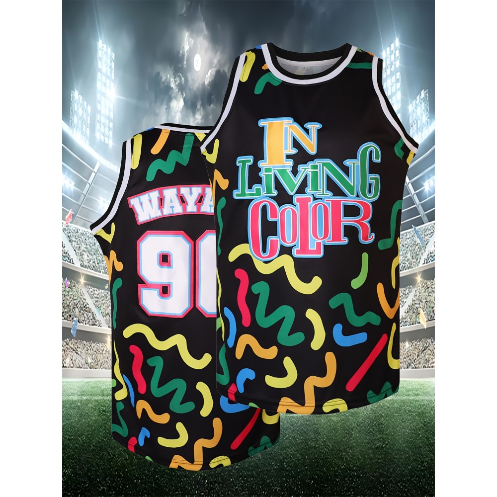 Men'S Basketball Suit # 90 Basketball Sweatshirt Suitable For Competition Training, Street Team Sports, Leisure Outing, Size S-XXXL Men'S Basketball Suit # 90 Basketball Sweatshirt Suitable For Competition Training, Street Team Sports, Leisure Outing, Size S-XXXL