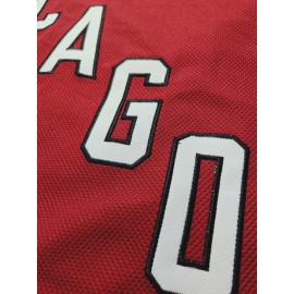 Men'S #00 Embroidery Red ice hockey Sport Jersey : V-neck short sleeves Breathable Sports Uniform For Training Competition