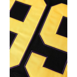 Men'S Ice Hockey Jersey #99 Adam Banks Mighty Ducks 90s Movie Retro Vintage Black