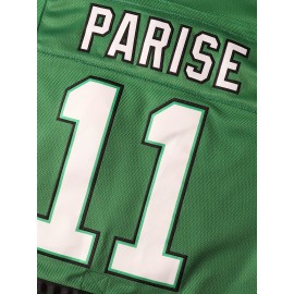 Men'S #11 Zach Parise Jersey College Fighting Sioux Green Hockey Jersey