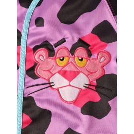 Pink Panther Baseball Jersey For Men, 90s Hip Hop Stitched Sports Fan Clothing For Party White Pink Purple S-3XL