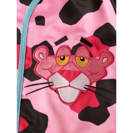 Pink Panther Baseball Jersey For Men, 90s Hip Hop Stitched Sports Fan Clothing For Party White Pink Purple S-3XL