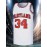 Men's #34 Maryland Basketball Jersey - Breathable Mesh Sports Training Uniform, White & Red, S-3XL, Comfortable for Casual & Athletic Wear