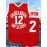 Men'S American Basketball Shirt # 12 Red Basketball Shirt
