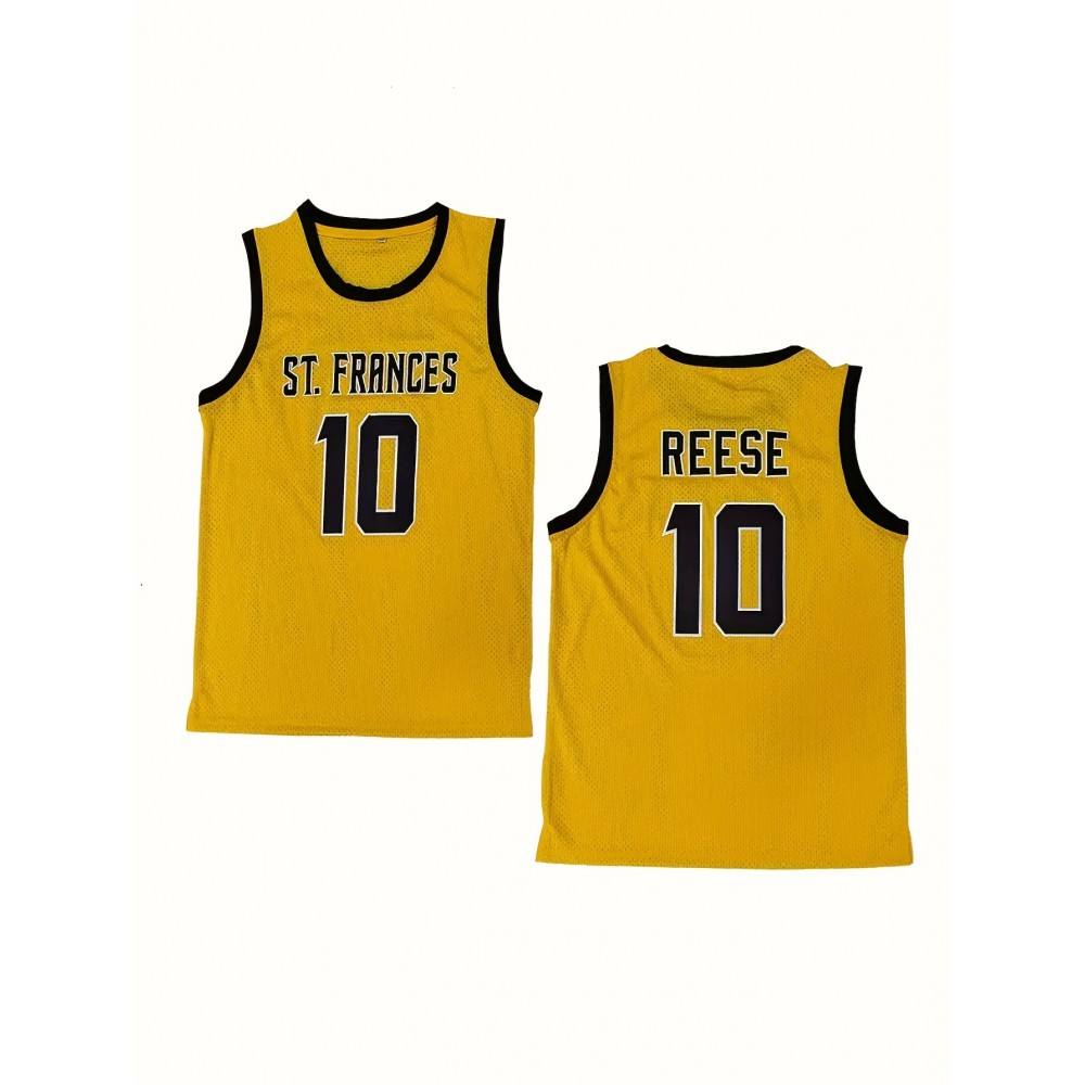 10 Men's Basketball Suit Sports Training Jersey Yellow Breathable Comfortable Tank Top S-3XL 10 Men's Basketball Suit Sports Training Jersey Yellow Breathable Comfortable Tank Top S-3XL