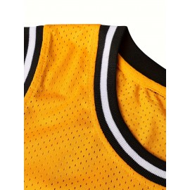 Men's #72 Basketball Jersey - Breathable Loose Fit Training Tank Top with Lettering, Machine Washable, Sizes S-3XL for Sports, Gym, Outdoor Activities & Casual Wear
