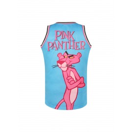 3 Basketball Jersey Stitched Men's Sports Shirt Polyester Round Neck Retro Blue Top White, Blue, Pink S-3XL