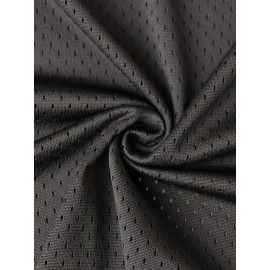 Men'S # 72 Black Breathable Basketball Jersey, Casual Sports Sleeveless Vest, Polyester Fiber Round Neck, Perfect For Team Sports, Outdoor Activities, Size S-3XL