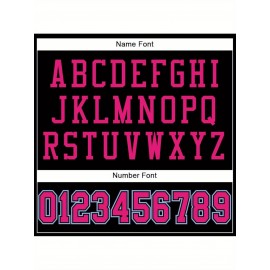 Customized large-sized black football jerseys, Women's sports uniforms and sweatshirts, personalized team names and numbers