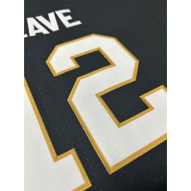 Customizable Women'S Plus Size Football Jersey - Personalized Team & Player Number, Soft Fabric, V-Neck, Short Sleeve, Black with Golden Accents, Ideal for Outdoor Sports & Events, Football Jersey, Summer Sports Wear, Sporty Design, Comfortable Fit