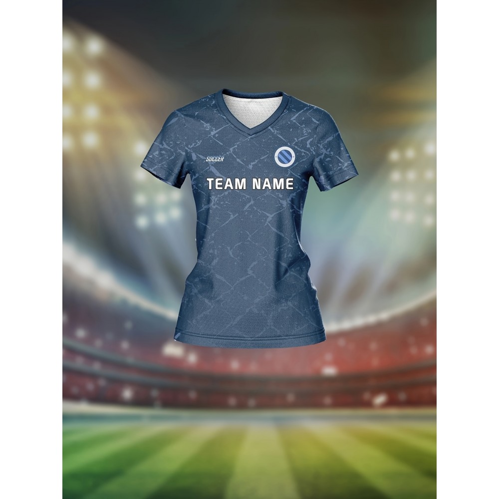 Custom Women's V-Neck Soccer Jersey - Personalized Name & Number, Breathable Quick-Dry Fabric, Team Training Fitness Casual Wear, Retro Street Futuristic Styles, Spring Summer Fall Sports Apparel, Soccer Accessories Custom Women's V-Neck Soccer Jersey - Personalized Name & Number, Breathable Quick-Dry Fabric, Team Training Fitness Casual Wear, Retro Street Futuristic Styles, Spring Summer Fall Sports Apparel, Soccer Accessories