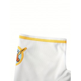 Bad News Bears 3 Varsity Jersey - Classic 1976 Movie Style, Black & Yellow with Orange Accents, Button-Up Front, Moisture-Wicking Polyester, Sizes S-XL for Boys & Girls, Youth Sports Apparel | Sporty Youth Outfit | Polyester Fabric