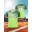 Customizable Youngsters' Soccer Jersey - V-Neck, Personalized Name & Number, Bright Green with Blue Accents, Comfortable for Sports, Outdoor Play & Training, Youth Sports Apparel | Vibrant Youth Top | Comfortable Polyester