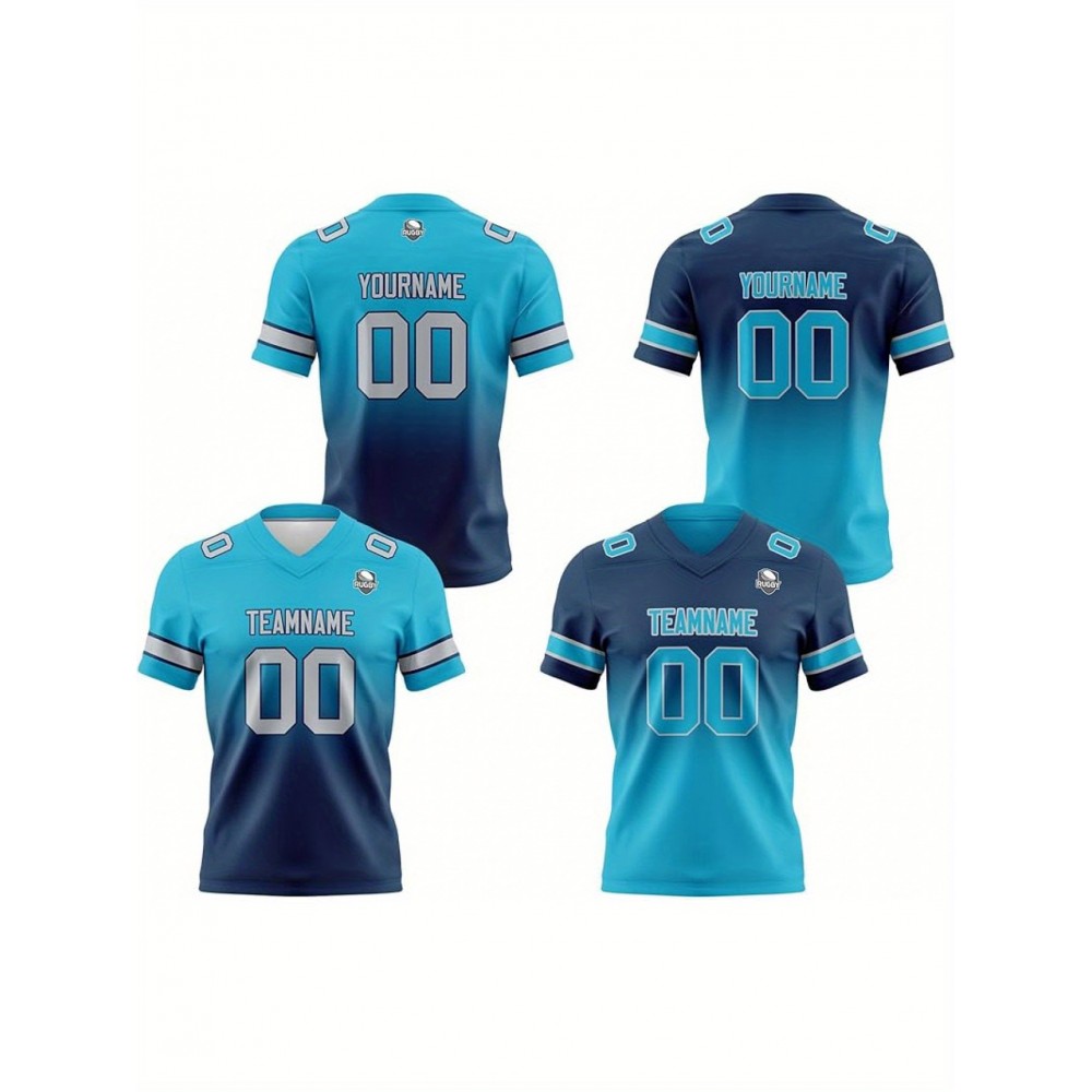 Customized plus-size Women's football jerseys, personalized team and digital number football short-sleeved shirts as gifts for female fans Customized plus-size Women's football jerseys, personalized team and digital number football short-sleeved shirts as gifts for female fans